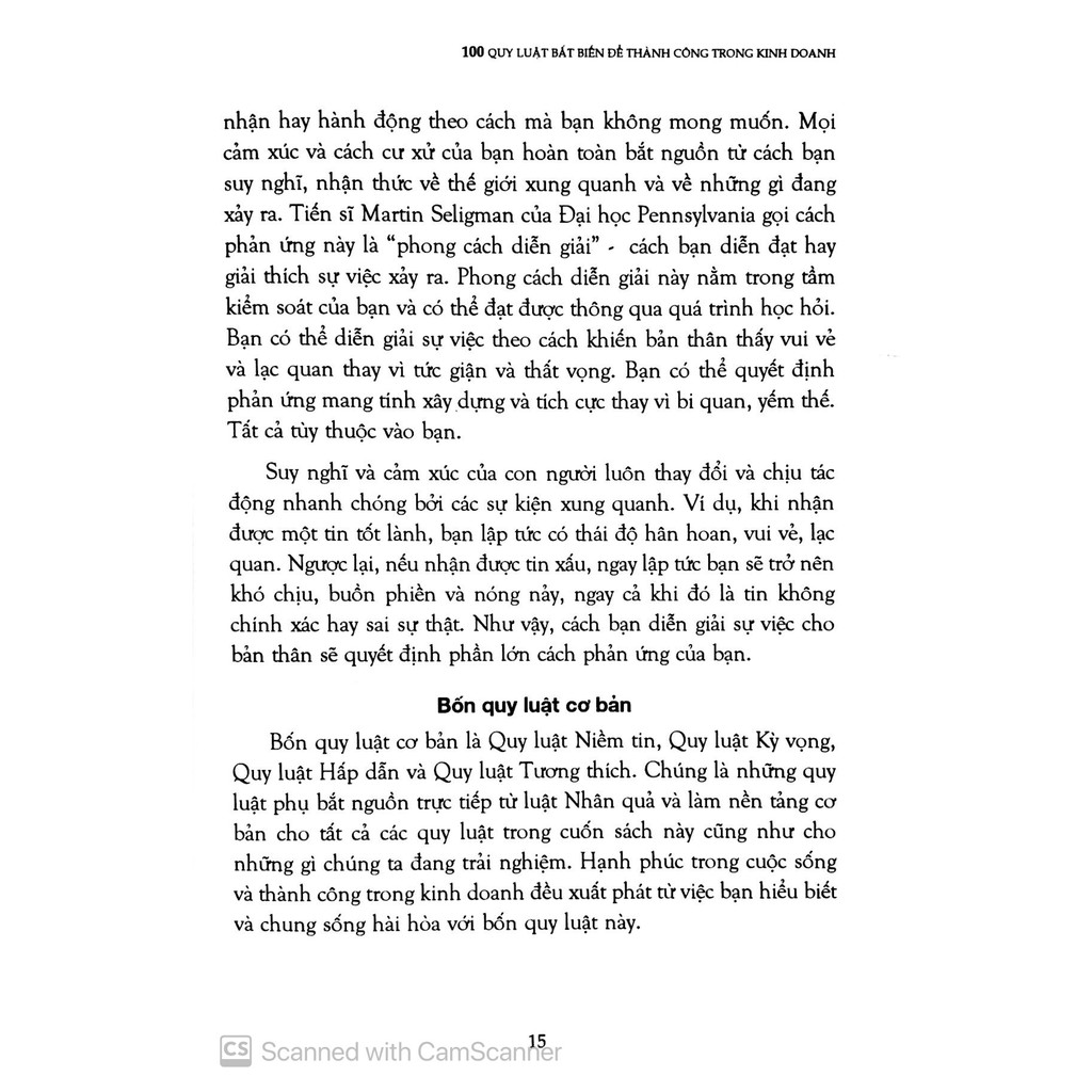 Sách - 100 Qui Luật Bất Biến Để Thành Công Trong Kinh Doanh (Tái Bản 2019)