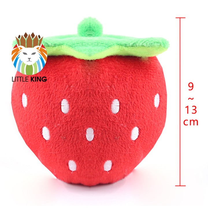 Đồ chơi giảm stress cho chó mèo bằng bông phát ra âm thanh chút chít Little King pet shop