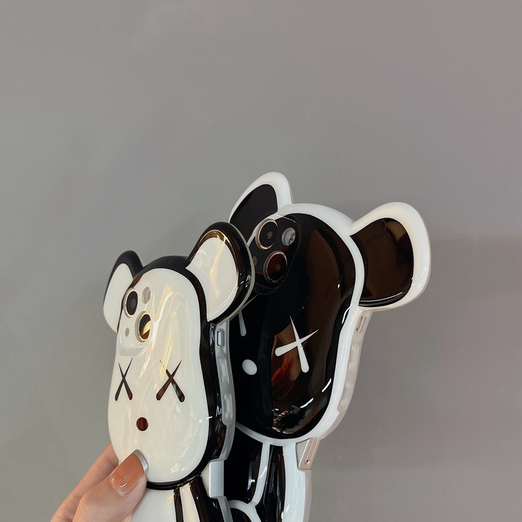 Ốp Điện Thoại In Hình Gấu Violent Cho iphone 13 promax X XS XR XS max 8Plus 1111 pro max 12 12 pro