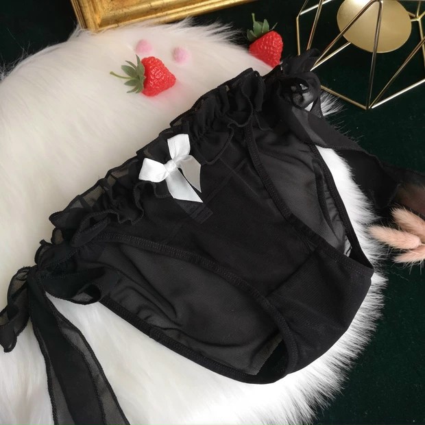 Quần Lót Nữ Tiểu Thư Buộc Nơ Sexy -  Quyến Rủ - Gợi Cảm Min Underwear 57250 (Không Nơ Đùi ) - Freesize 45 - 60kg | BigBuy360 - bigbuy360.vn