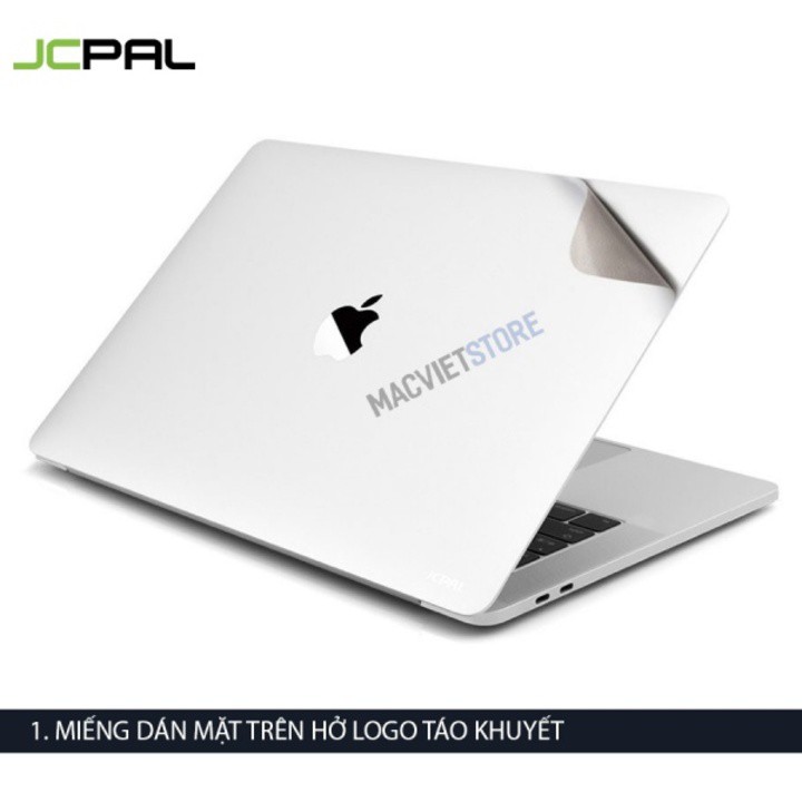 Bộ Dán Macbook Full JCPAL 5 in 1 Màu Bạc | BigBuy360 - bigbuy360.vn