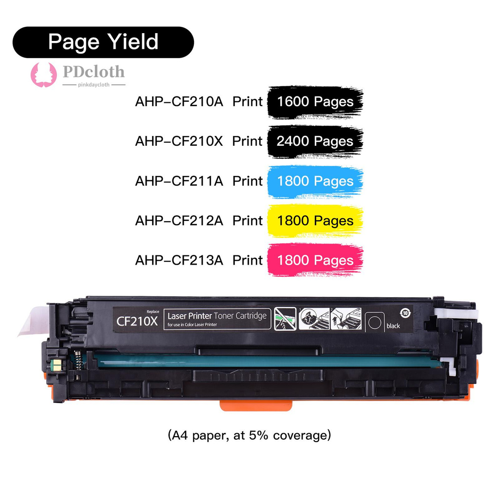 Hộp Mực Màu Tương Thích Với Hp Laserjet Pro 200 / M251 / M267 (Magenta, 1-pack)