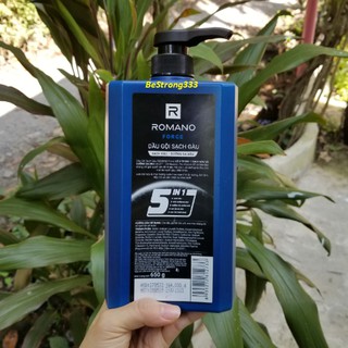Dầu gội sạch gàu Romano Force 650g