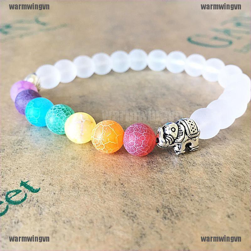 Vòng Tay Chuỗi Hạt Mala 7 Màu Thời Trang