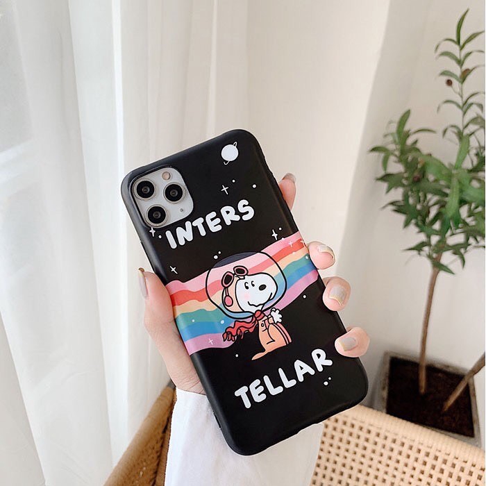 Ốp iphone - Ốp lưng trơn Snoop cầu vồng 6/6s/6plus/6splus/7/8/7plus/8plus/x/xs/xs max/11/11promax - a266