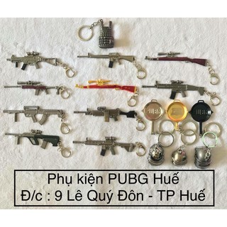 Combo 1 khẩu M146 + 2 móc khóa chảo vàng và kar98 vàng