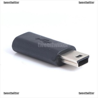 Đầu chuyển đổi Micro USB cái sang Mini USB đực