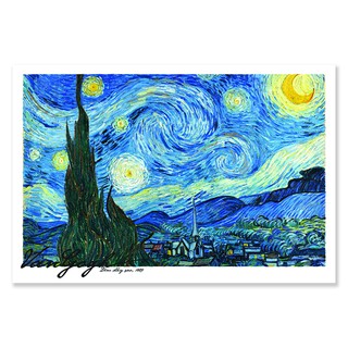 Postcard – Đêm đầy sao – Van Gogh – Đông A