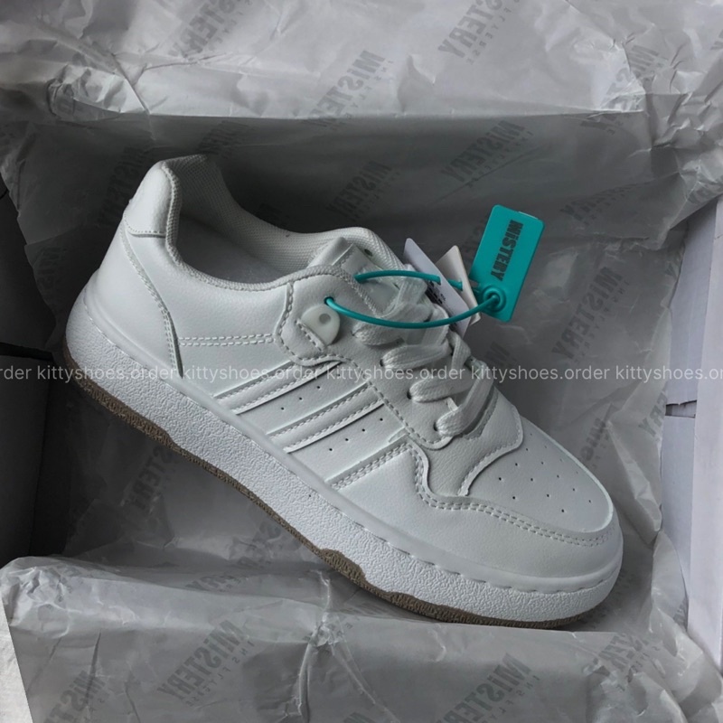 Giày Thể Thao Hai Sọc Đế Nâu Phong Cách Học Sinh - G07