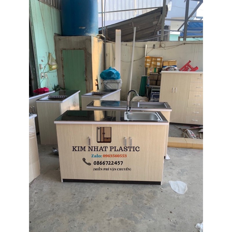 Tủ bếp mini sẵn bồn rửa giá xưởng siêu rẻ freeship tphcm | BigBuy360 - bigbuy360.vn