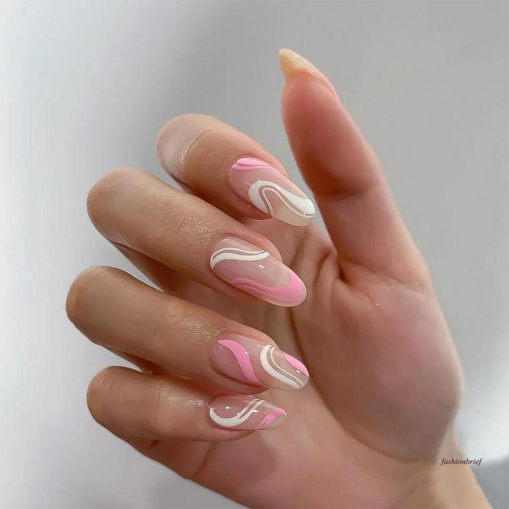Set 24 Móng Tay Giả Thời Trang Cho Nữ
