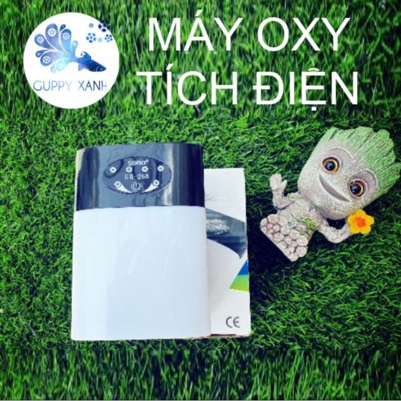 Máy sủi oxy TÍCH ĐIỆN 1 vòi SOBO SB-168 Và 2 Vòi SOBO SB-268 cho hồ cá