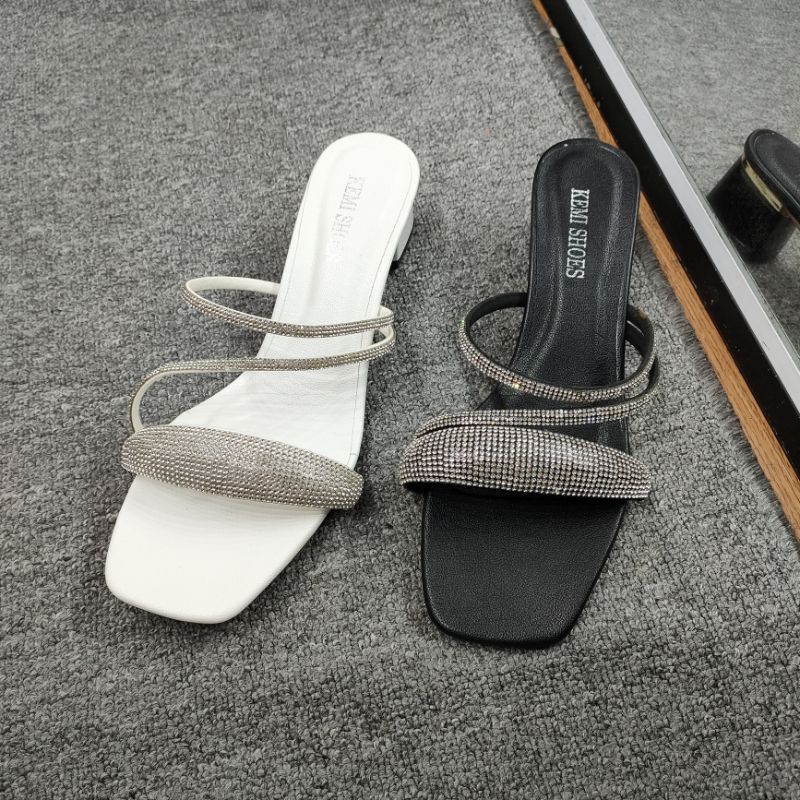 Dép guốc cao gót bigsize KEMI NT08 - guốc ngoại cỡ 40 41 42 43 44