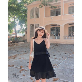 Đầm Maxi Hai Dây Suông SD07