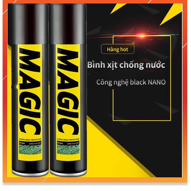 Bình xịt chống thấm  1 ĐỔI 1    Chai xịt giày chống nước Magic sử dụng công nghệ nano bảo vệ đôi giày 8801