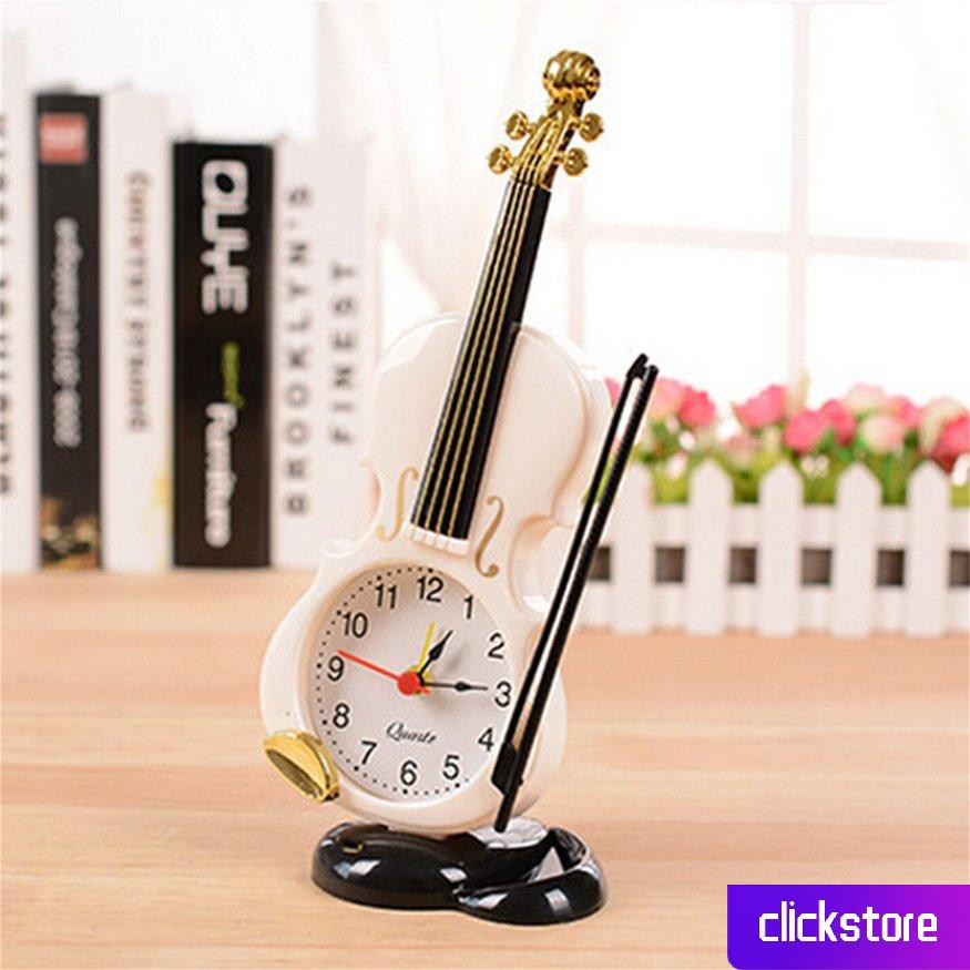 Đồng hồ báo thức hình đàn violin độc đáo trang trí nhà cửa