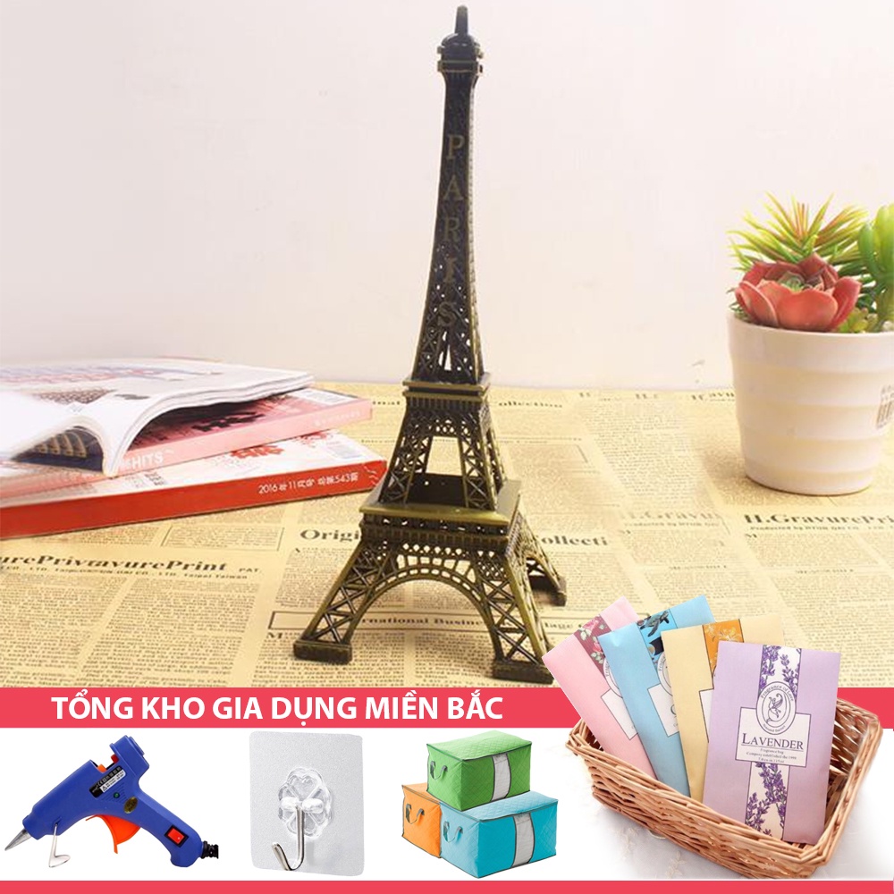 [Tổng Kho Sỉ] Tháp Eiffel Hợp Kim Mạ Đồng Cỡ Đại 25-32cm