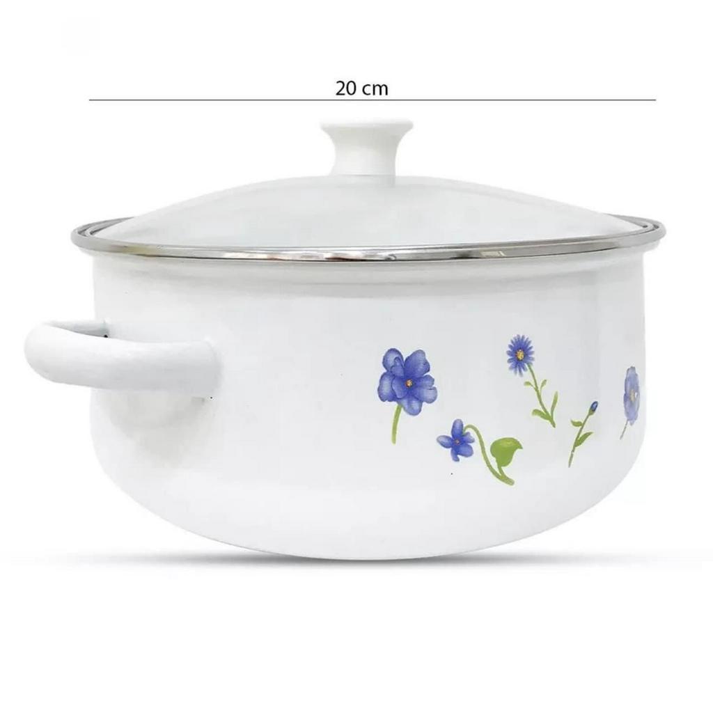 Bộ ba nồi Inox tráng men cao cấp siêu tiện nợi.