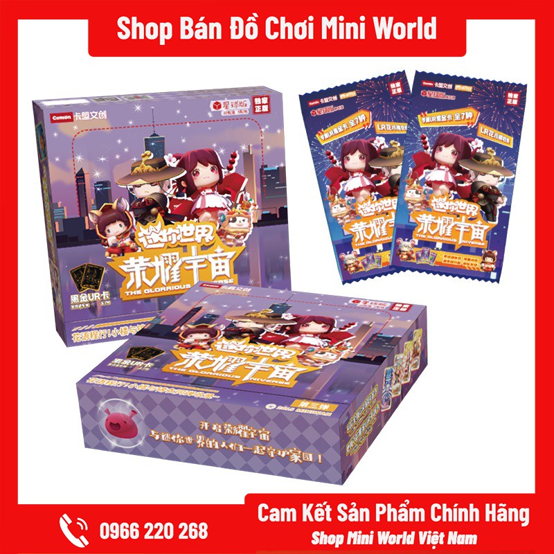 Bộ Sưu Tập Thẻ Bài Mini World SS3 [Trọn Bộ Gồm 30 Gói, 150 Thẻ Bài]