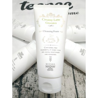 Sữa Rửa Mặt Trà Xanh Missha Creamy Latte Green Tea Cleansing Foam