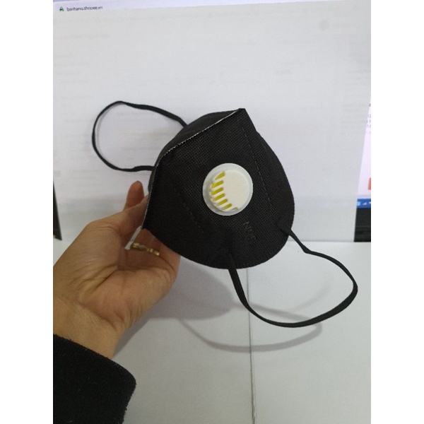 Khẩu trang Y Tế N95 KN95 HM95 (có van/ không van) Màu ĐEN/TRẮNG hàng chuẩn Kháng Khuẩn, chống bụi mịn,... Hot 2022