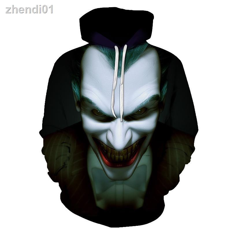 Áo Khoác Hoodie In Hình Joker 3d Độc Đáo Hợp Thời Trang 2019