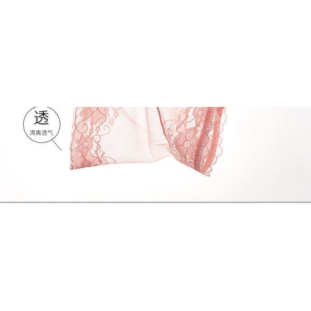 Trong Suốt Quần Lót Cotton Lưng Cao Phối Ren Quyến Rũ Cho Nữ