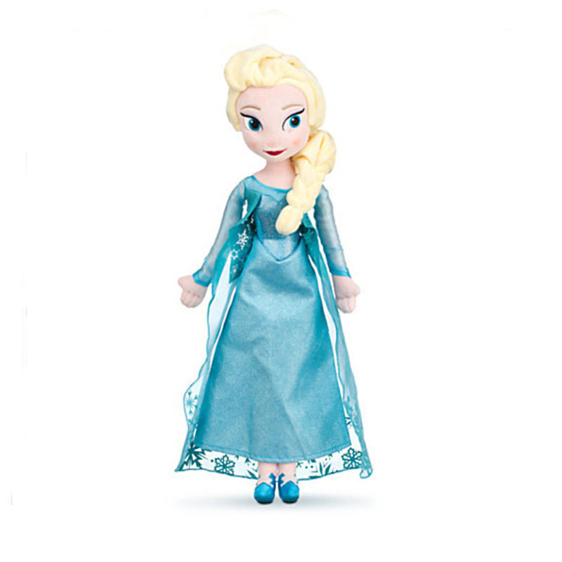 DISNEY Búp Bê Nhồi Bông Hình Elsa Và Anna Trong Phim Hoạt Hình Frozen Cao 40cm 50cm