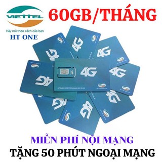 SIM 4G VIETTEL 60GB