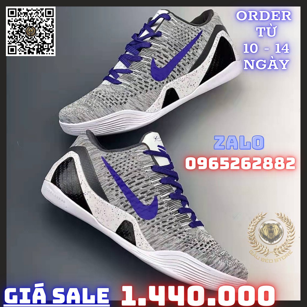 ORDER + FREESHIP Giày Outlet Sneaker _Nike Zoom Kobe 11 Elite Low BHM MSP: 698595 001  ➡️ gaubeostore.shop