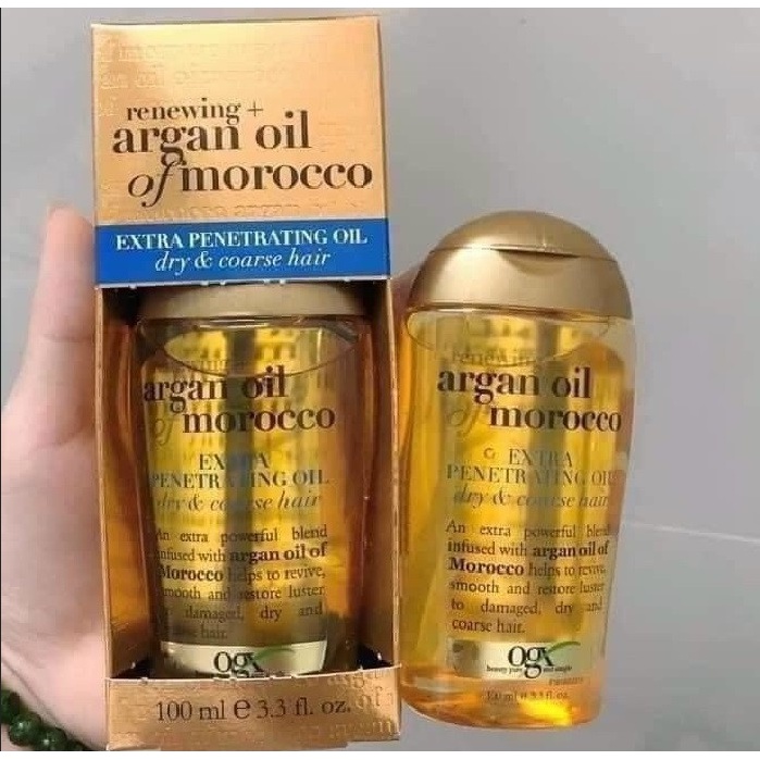 [Hàng Mỹ] Dầu Dưỡng Tóc OGX - Renewing Argan Oil Of Morocco 100ml - USA Chính Hãng -