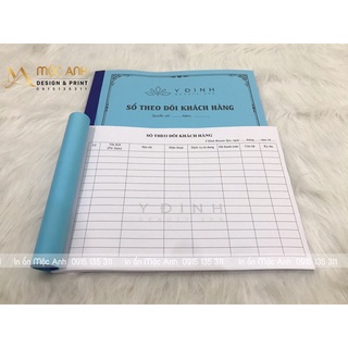 Sổ theo dõi khách hàng - Sổ tư vấn phun xăm