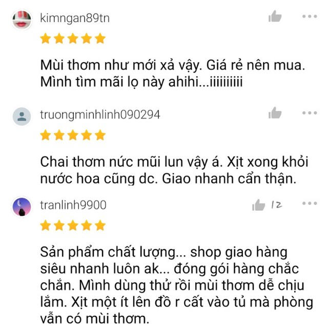 Nước Xịt Xả Vải Khô Lâm Đại Phúc LDP01 Chai Nước Hoa Xịt Thơm Khử Mùi Quần Áo Làm Mềm Vải Lưu Hương Bền Lâu