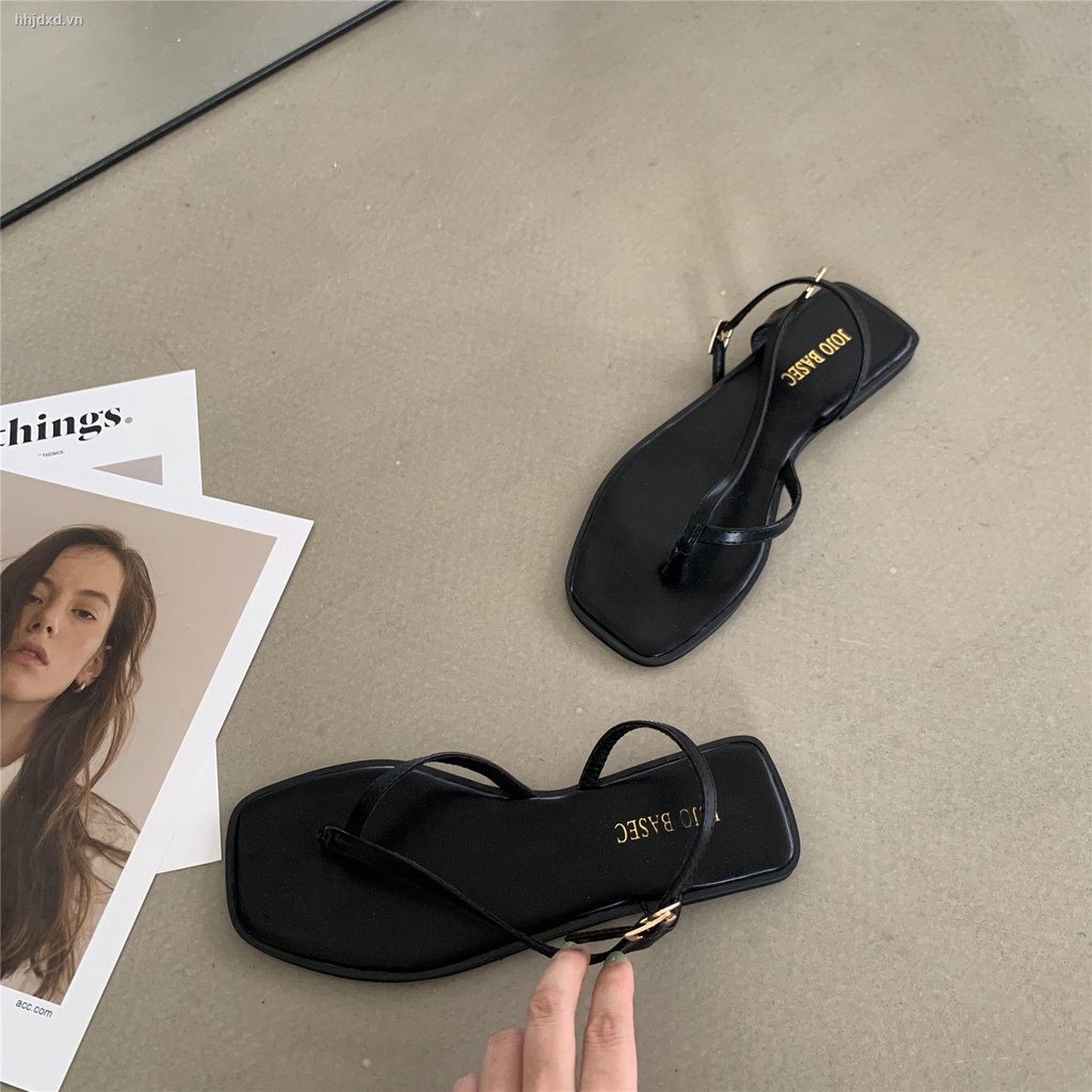Giày Sandal Đế Bệt Mềm Phong Cách Hàn Quốc Thời Trang Mùa Hè Dành Cho Nữ 2021