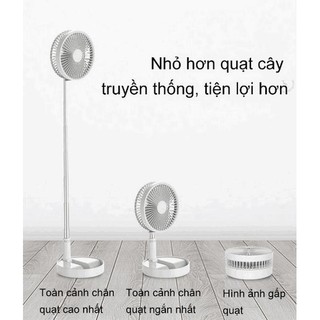 Quạt mini siêu mát xếp gọn kéo dài TPKI sáng tạo pin 7200mAh
