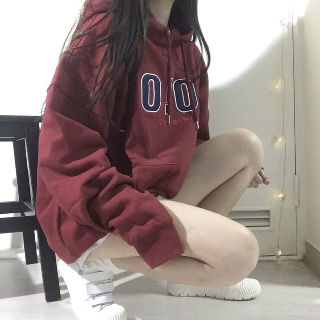 Áo Hoodie Dáng Rộng Có Thêu Chữ Thời Trang Cao Cấp Cho Nam / Nữ