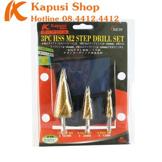 Bộ 3 mũi khoan tháp kapusi nhật