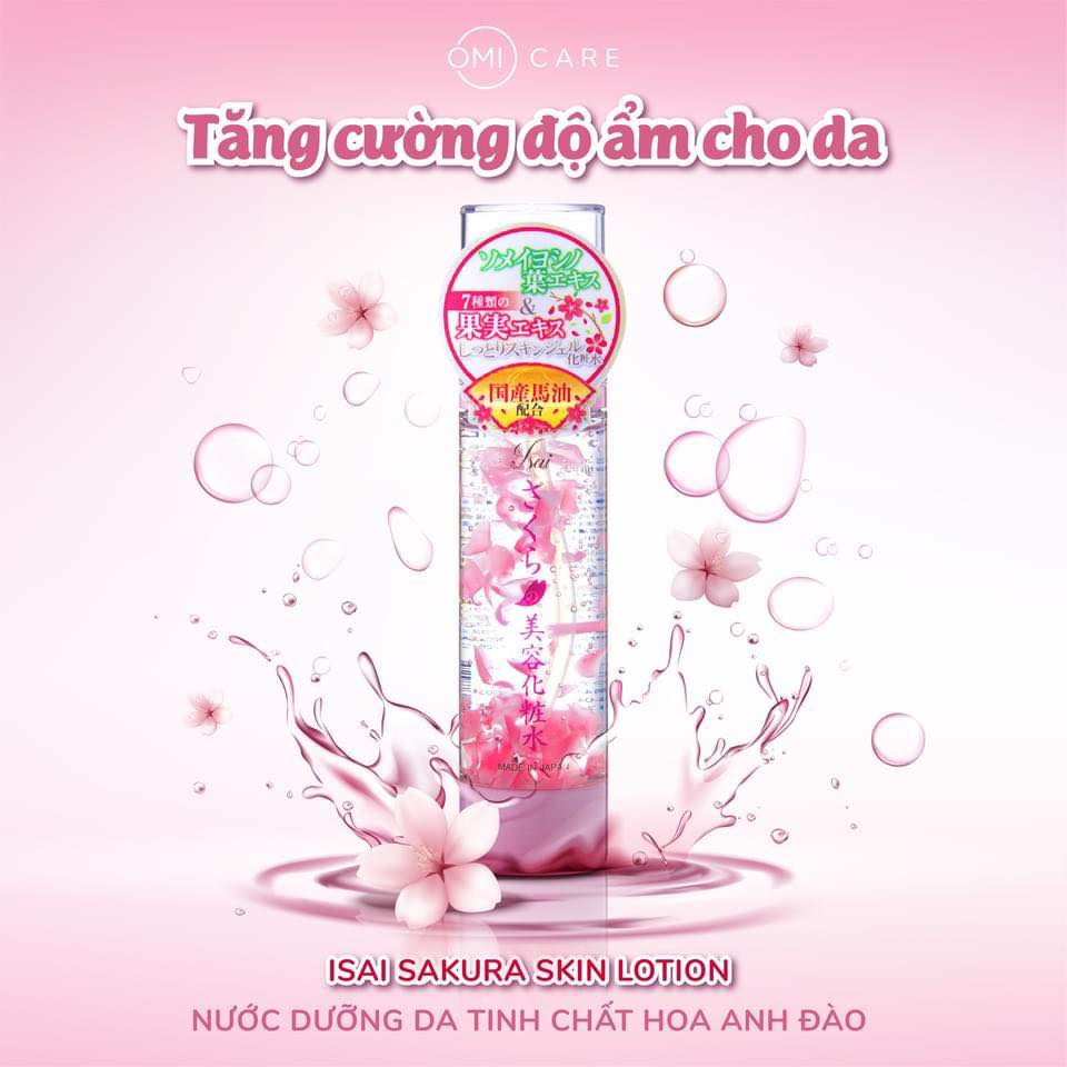 Nước Dưỡng Da Tinh Chất Hoa Anh Đào Isai Sakura Beauty Lotion (100ml)