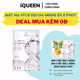 Mặt nạ Vitamin B Mirae EX8 Phút làm dịu da cấp tốc – Vit.B phục hồi da giúp giúp da căng mịn 20g/miếng