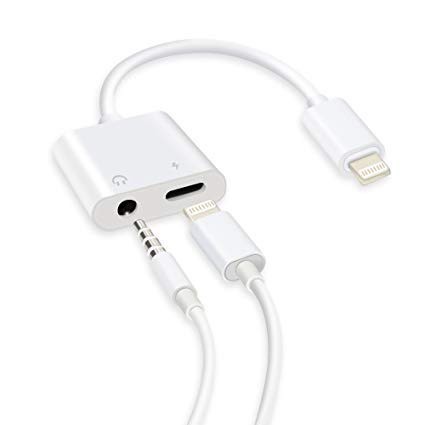 Jack chuyển đổi  2 cổng - Vừa sạc vừa cắm tai nghe cho ip7/7p/8/8p/x/xs max/11/11pro/11pro max