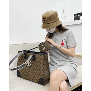 [AUTHENTIC] TÚI MLB MONOGRAM DIA JAQUARD TOTE