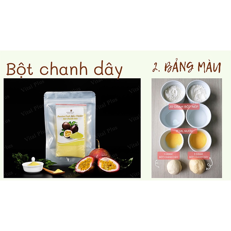 Bột trái cây - Bột Chanh Dây - Passion juice Powder - Vital Plus - Shop Nhà Anise