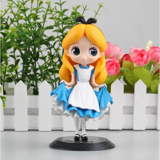 Mô hình Công chúa Alice nhựa đặc PVC trang trí bàn làm việc, trưng bày