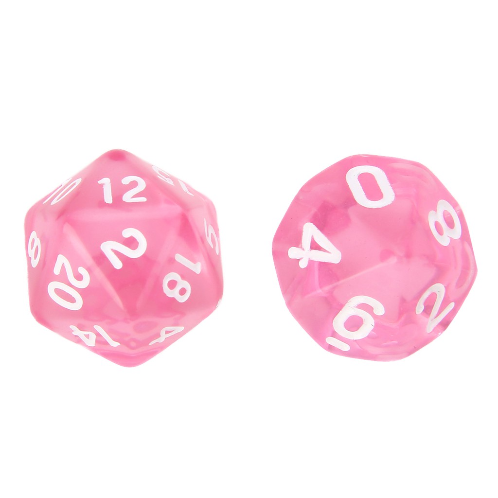 Bộ 7 viên xúc xắc đa diện độc đáo Dnd Rpg D4-D20