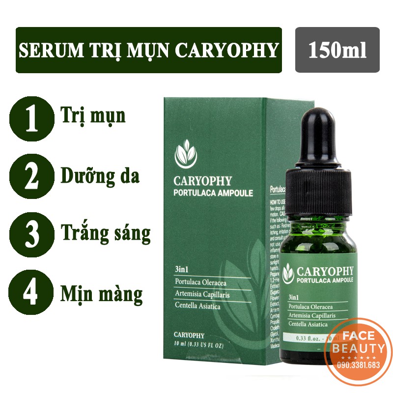 Serum trị mụn và thâm caryophy
