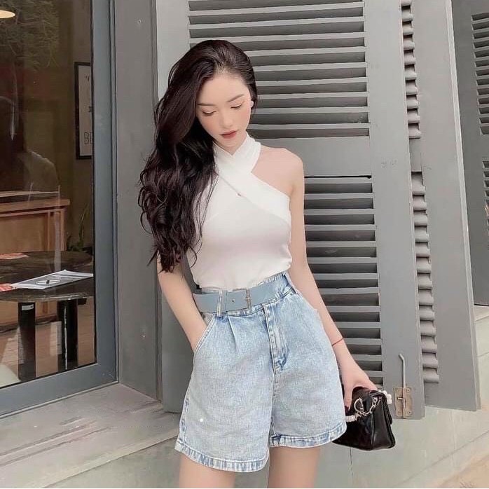 Áo 2 dây nữ MIA1992 - Áo hay dây nữ vạt chéo mặc được 2 kiểu phong cách năng động siêu xinh