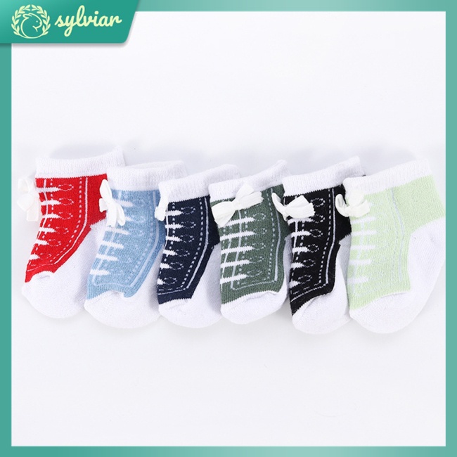Vớ Cotton Ấm Áp Giả Giày Cho Bé 0-12 Tháng Tuổi