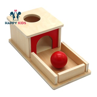 💖Giảm 10%💖 [Tối Đa 35K Đơn Từ 50K] - Hộp Thả Bóng Khay Dài - Giáo cụ Montessori 0 - 3 Tuổi