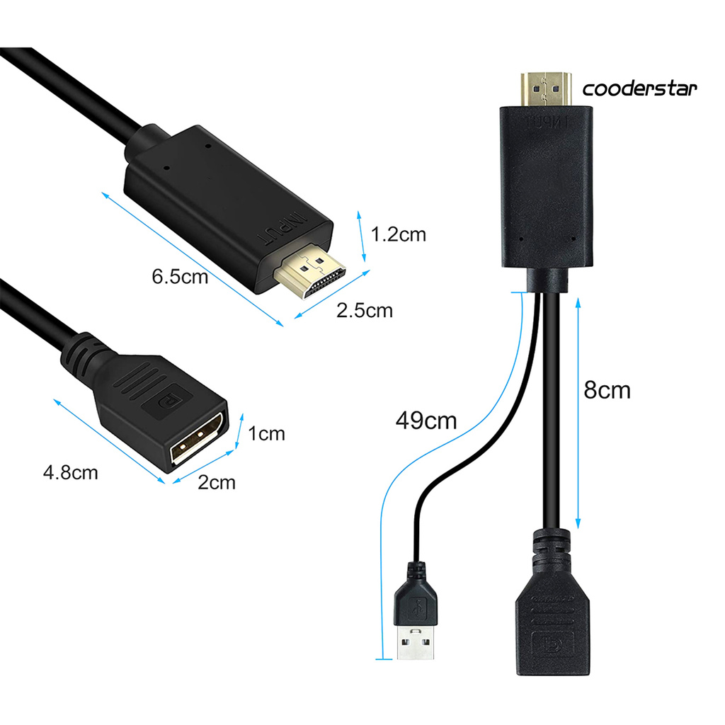 Cáp Chuyển Đổi Cổng Hdmi 4k 60hz Cho Máy Tính