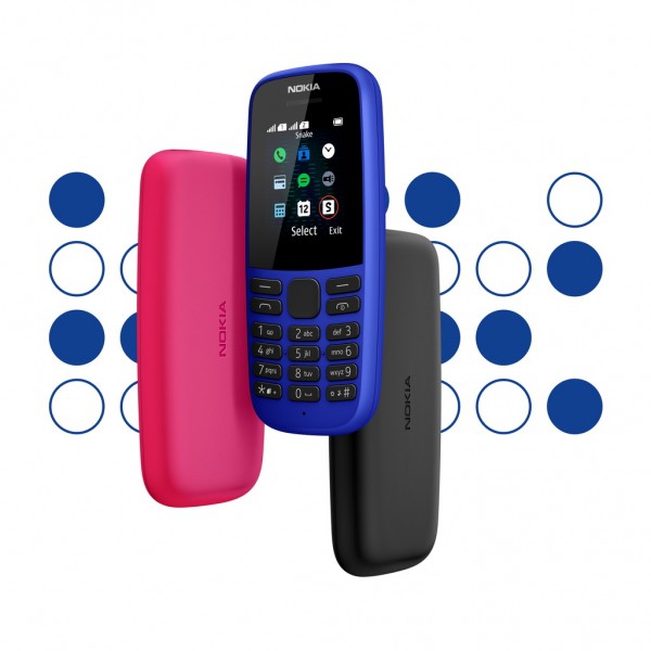 điện thoại nokia 105 2017 ( 1 sim) - bảo hành 12 tháng - new 99%